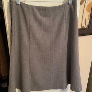 Light grey midi skirt